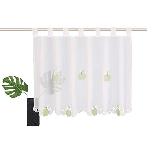 SIMPVALE Kitchen Short Curtains Cute Style Valances